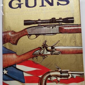 A book cover with guns on it