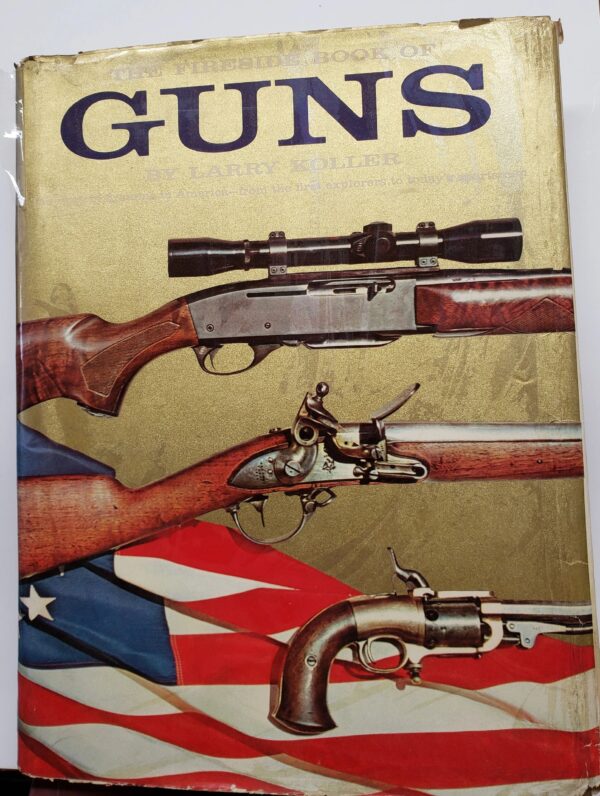 A book cover with guns on it