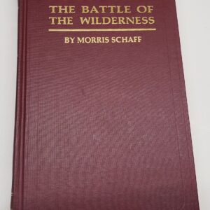 A book cover with the title of " the battle of the wilderness ".