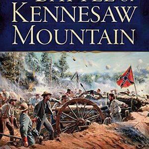 A painting of the battle of kennesaw mountain.