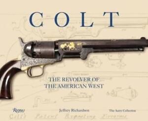 A book cover with an old colt revolver.