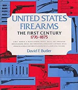 A book cover with different colored images of guns.