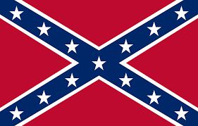 A flag of the confederate states of america.