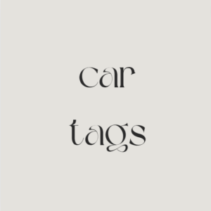 Car Tags