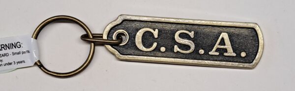 CSA Brass Keychain